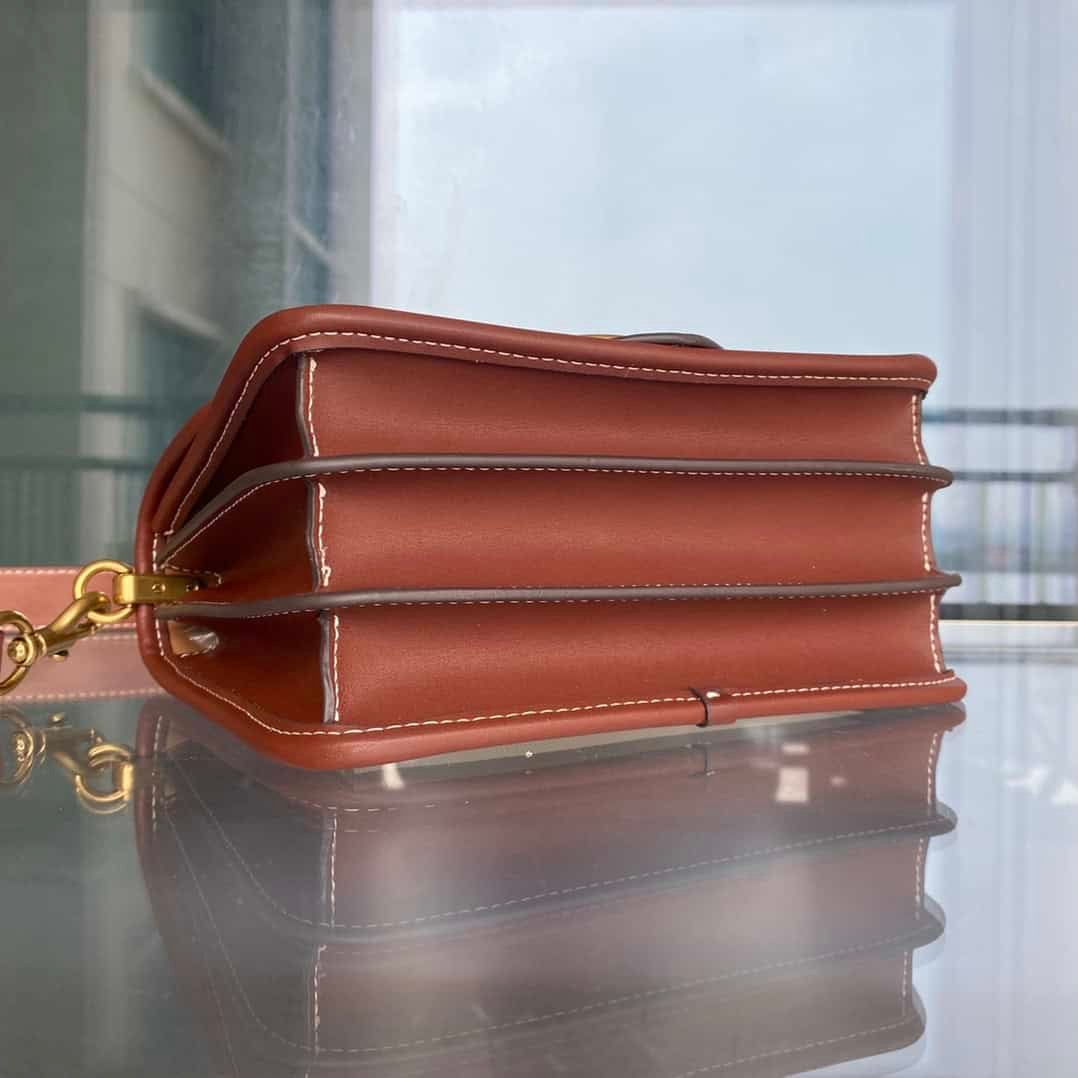 Coach Hero Large Shoulder Bag - Brown 72162 | Sandra Bags - Image 3