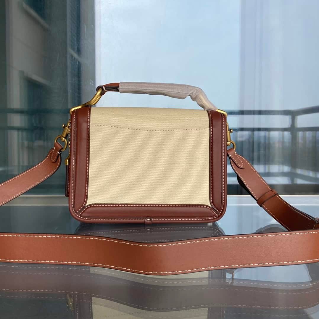 Coach Hero Large Shoulder Bag - Brown 72162 | Sandra Bags - Image 5