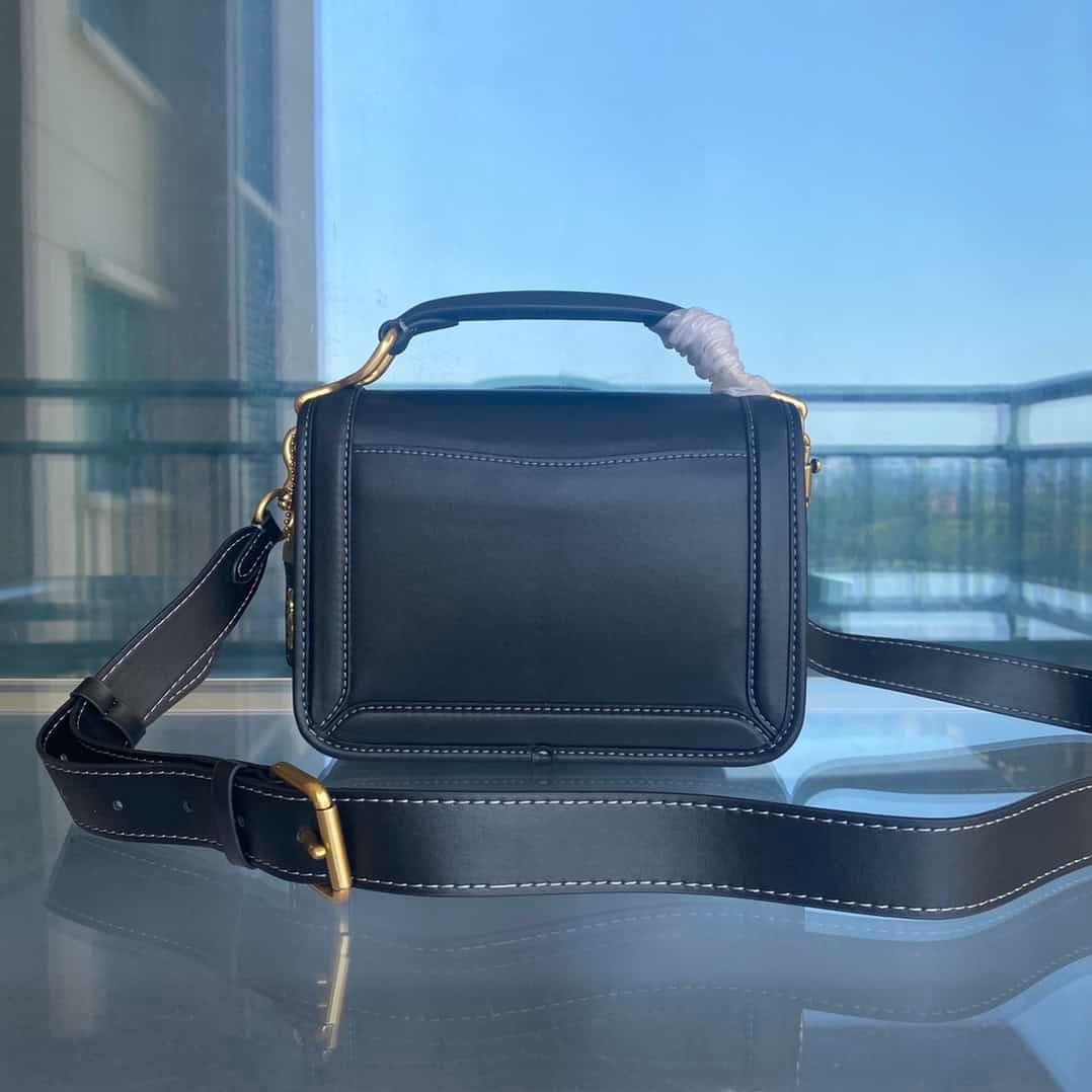 Coach Hero Large Shoulder Bag - Blue 90703 | Sandra Bags - Image 5