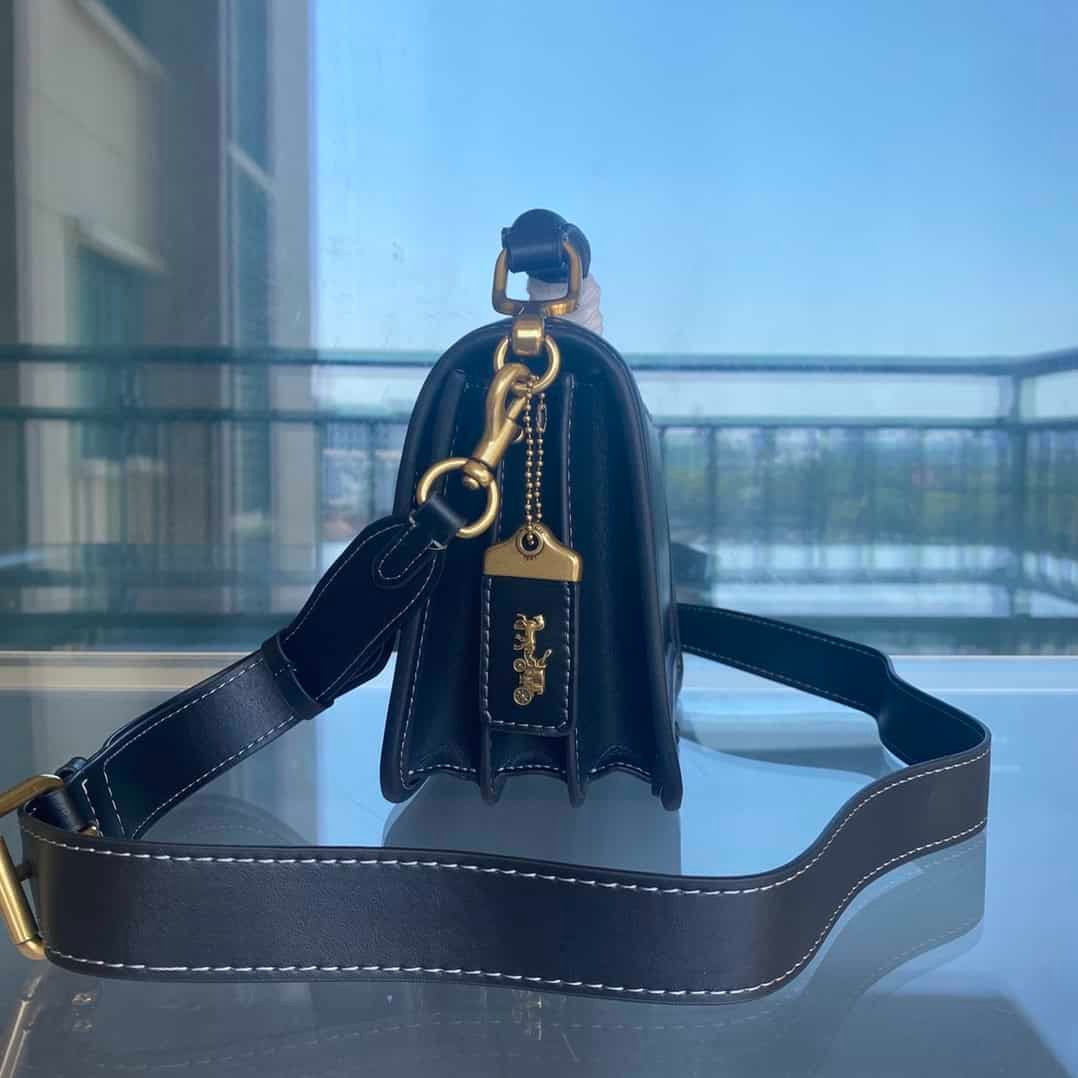 Coach Hero Large Shoulder Bag - Blue 90703 | Sandra Bags - Image 4