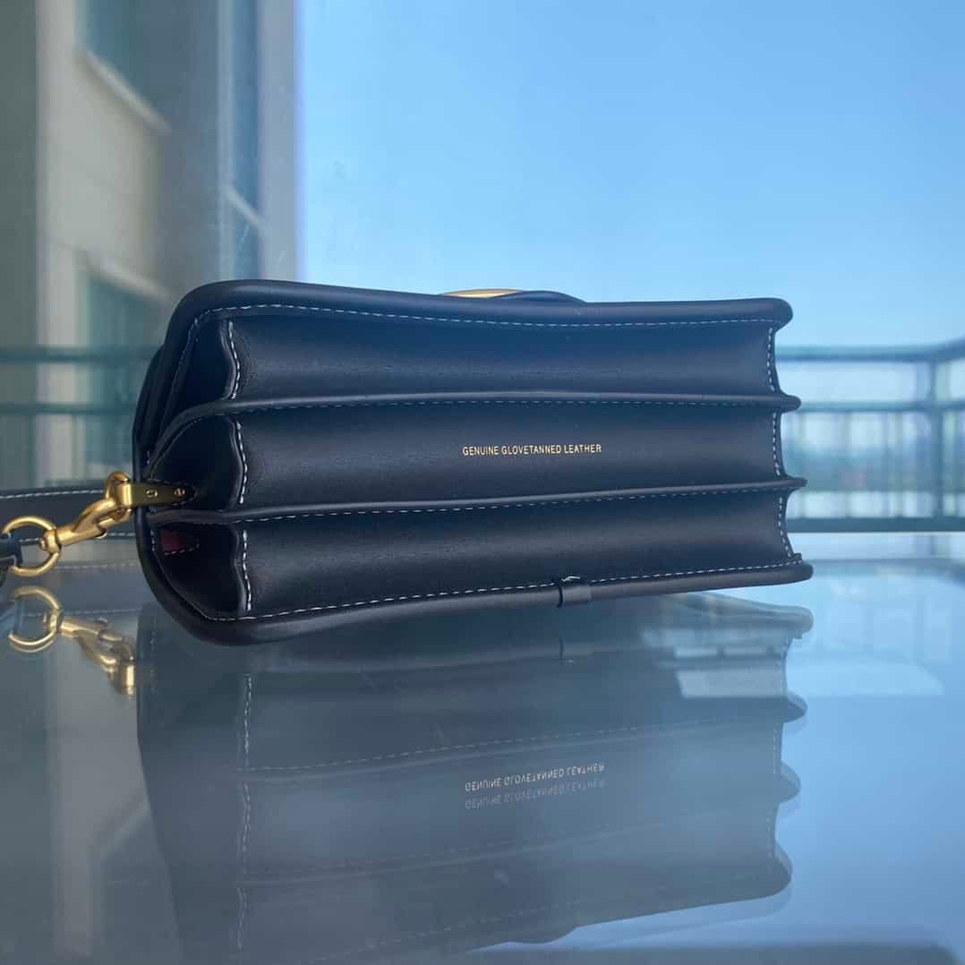 Coach Hero Large Shoulder Bag - Blue 90703 | Sandra Bags - Image 3