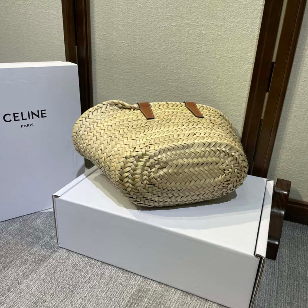 Celine Spring And Summer Straw Bag - Brown 18704 | Sandra Bags - Image 3
