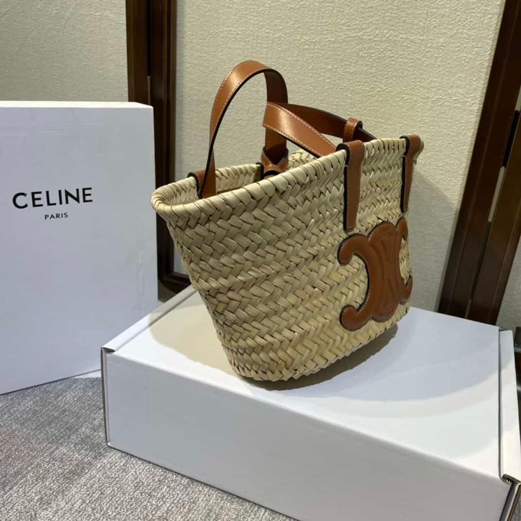 Celine Spring And Summer Straw Bag - Brown 18704 | Sandra Bags - Image 5