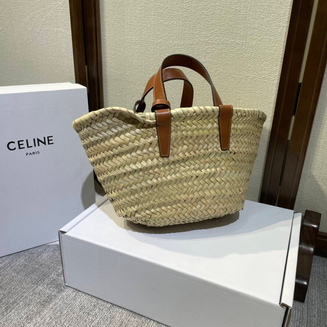 Celine Spring And Summer Straw Bag - Brown 18704 | Sandra Bags - Image 4