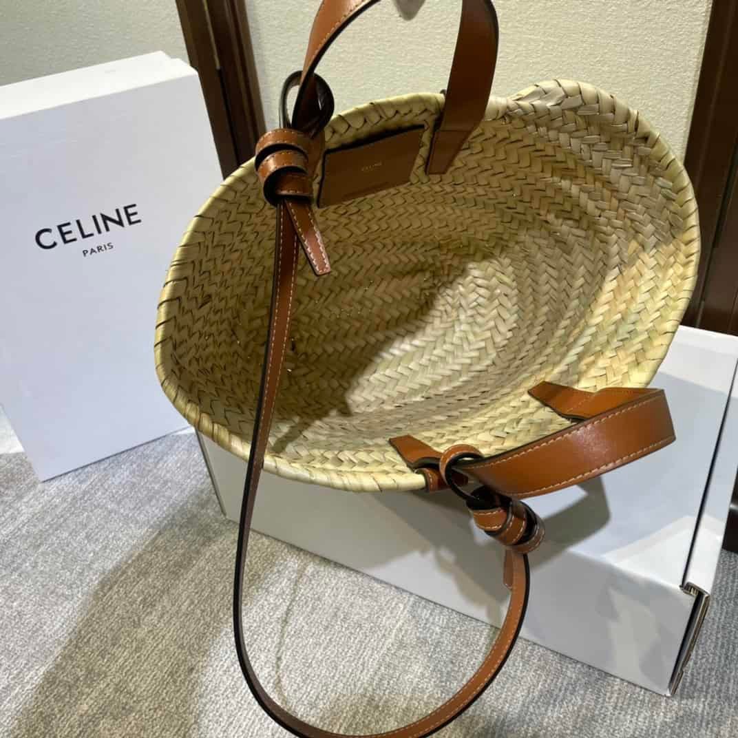 Celine Spring And Summer Straw Bag - Brown 18704 | Sandra Bags - Image 2