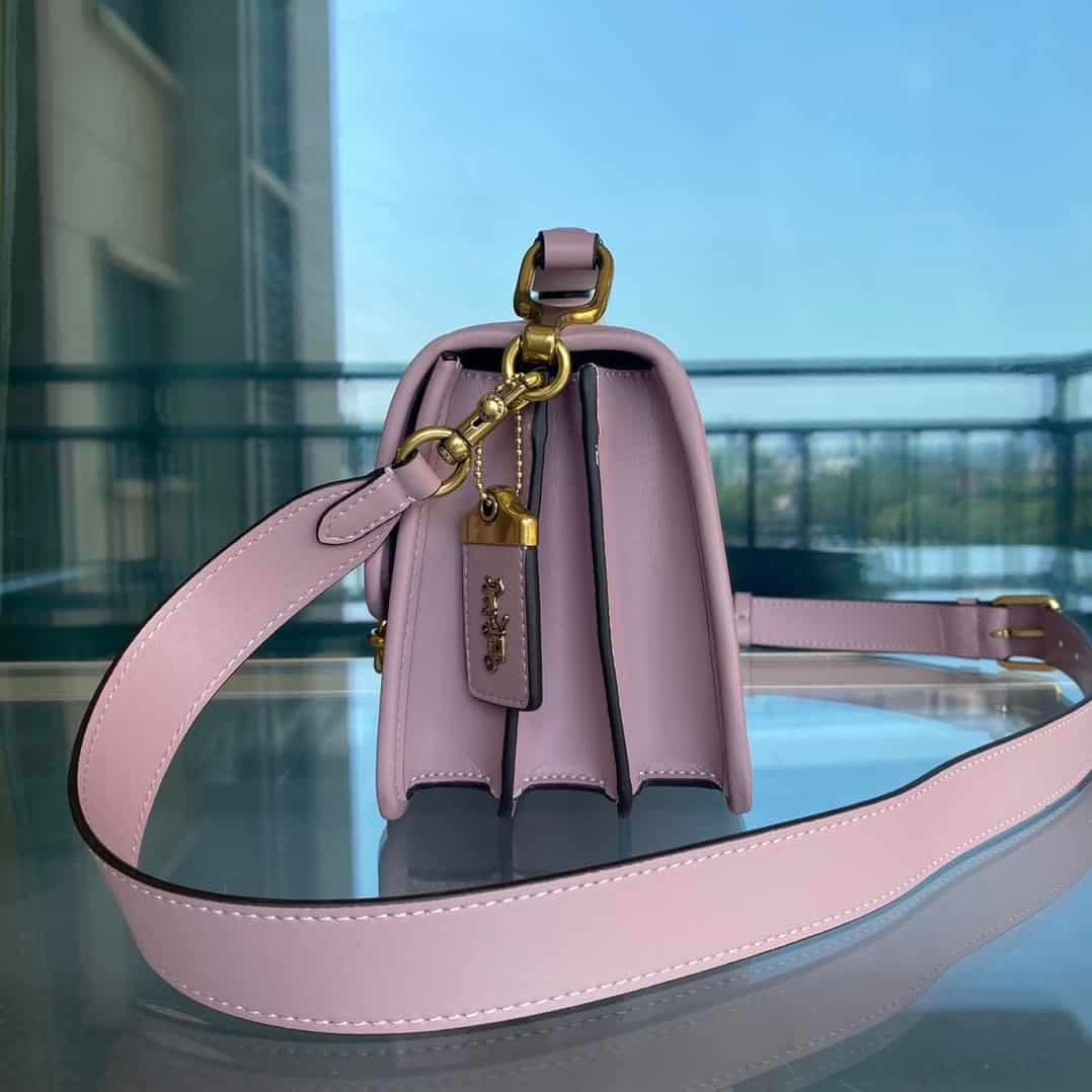 Coach Hero Large Shoulder Bag - Purple 82740 | Sandra Bags - Image 4