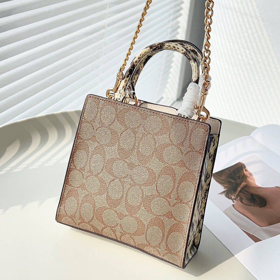 Coach Pepper Mini Tote Music Bag - White 73729 | Sandra Bags - Image 5