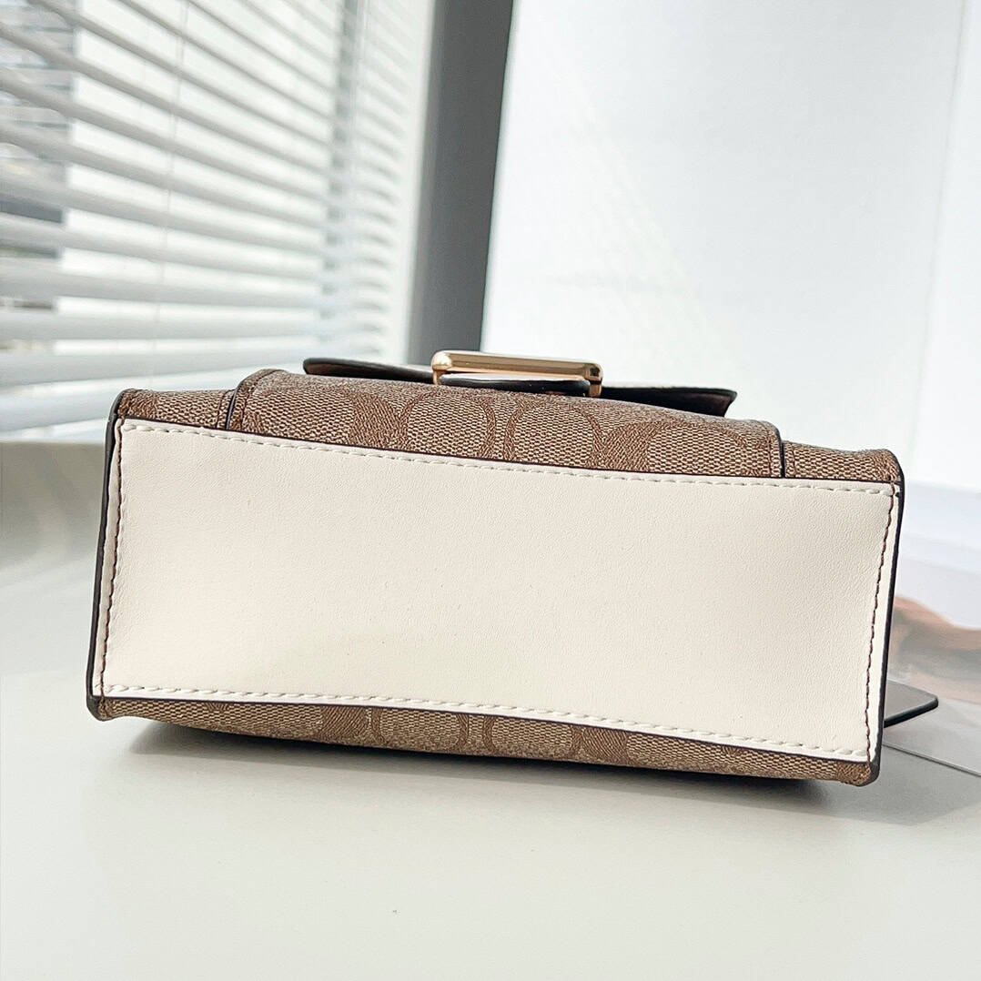 Coach Pepper Mini Tote Music Bag - White 73729 | Sandra Bags - Image 3