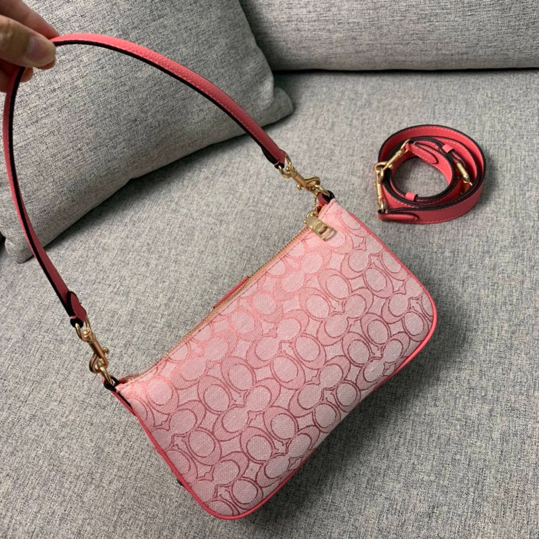 Coach Lonniebaguette Women's Handbag - Pink 56558 | Sandra Bags - Image 5