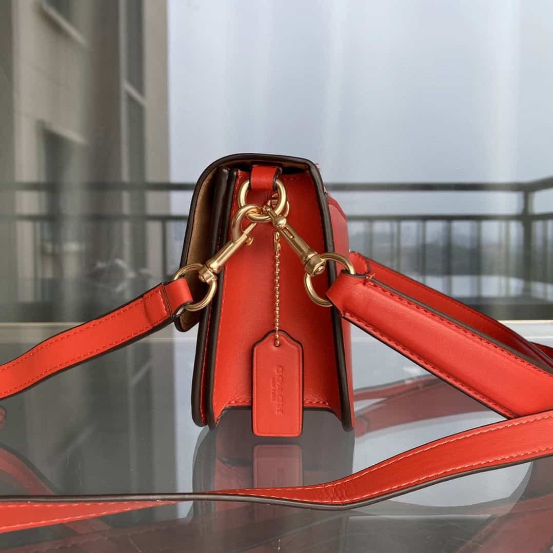 Coach Brynn Armpit Bag - Orange 92284 | Sandra Bags - Image 4