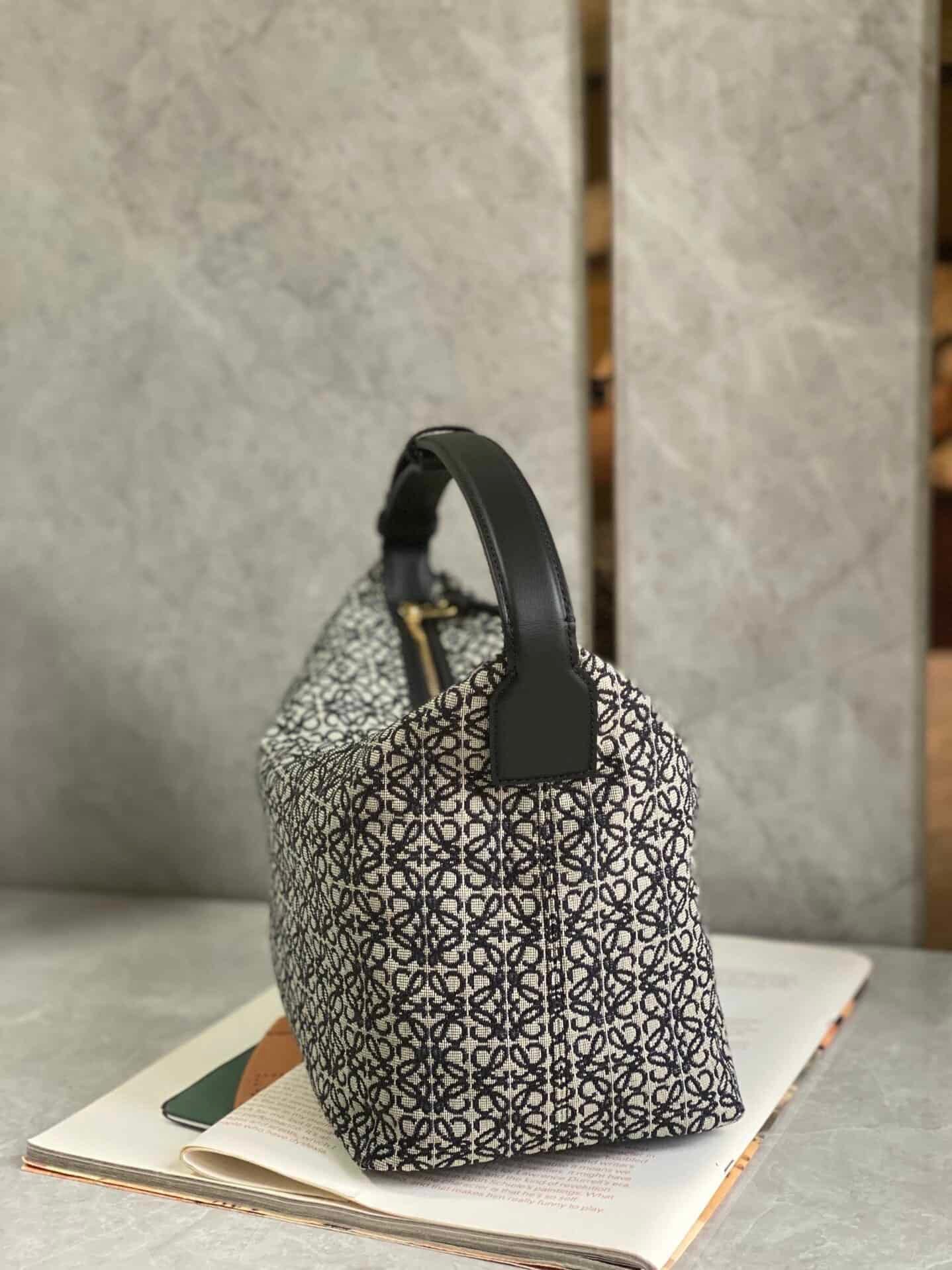 Celine Cubi Embroidered Lunch Medium Bag - Black 74983 | Sandra Bags - Image 5