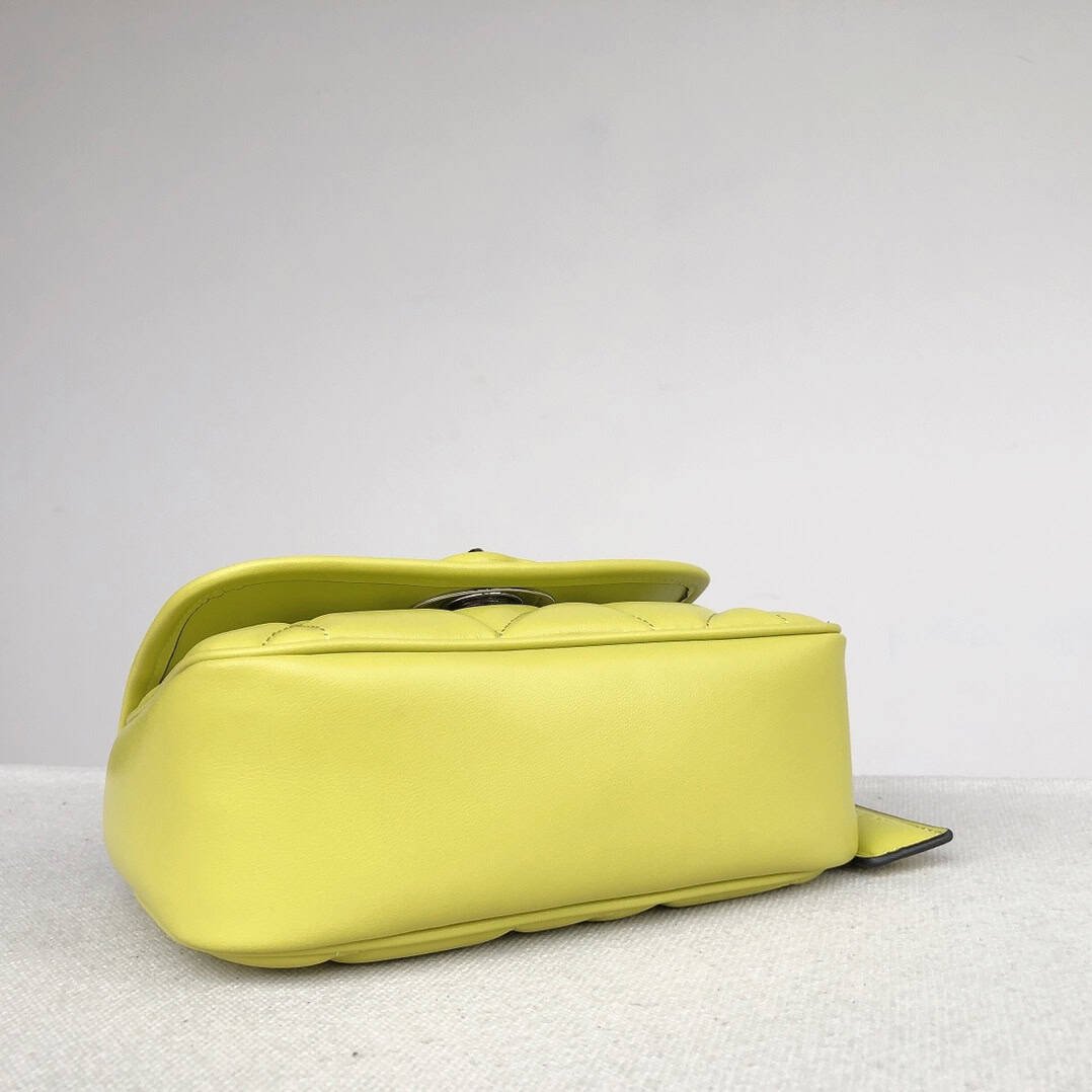 Coach Chain Pillow Madison Armpit Crossbody Bag - Yellow 96497 | Sandra Bags - Image 2