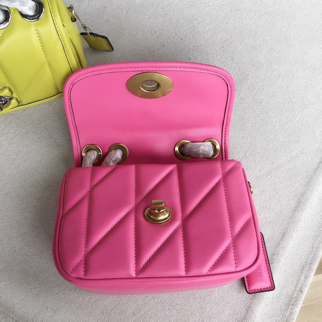 Coach Chain Pillow Madison Armpit Crossbody Bag - Pink 44575 | Sandra Bags - Image 3