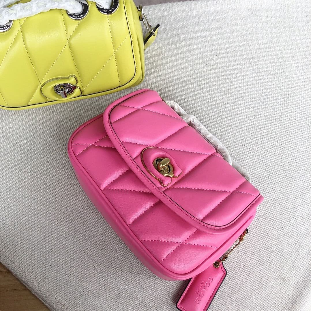 Coach Chain Pillow Madison Armpit Crossbody Bag - Pink 44575 | Sandra Bags - Image 4