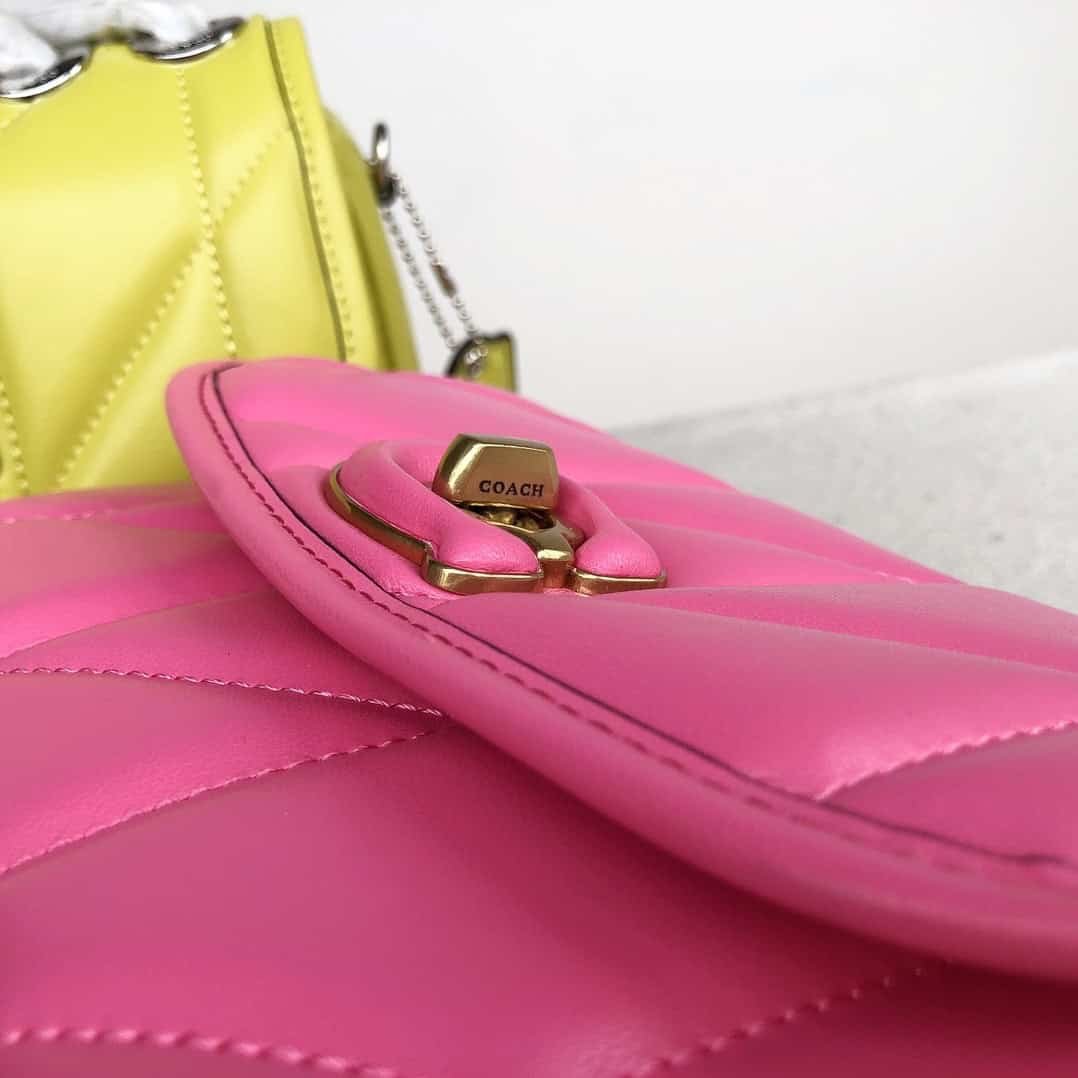 Coach Chain Pillow Madison Armpit Crossbody Bag - Pink 44575 | Sandra Bags - Image 2