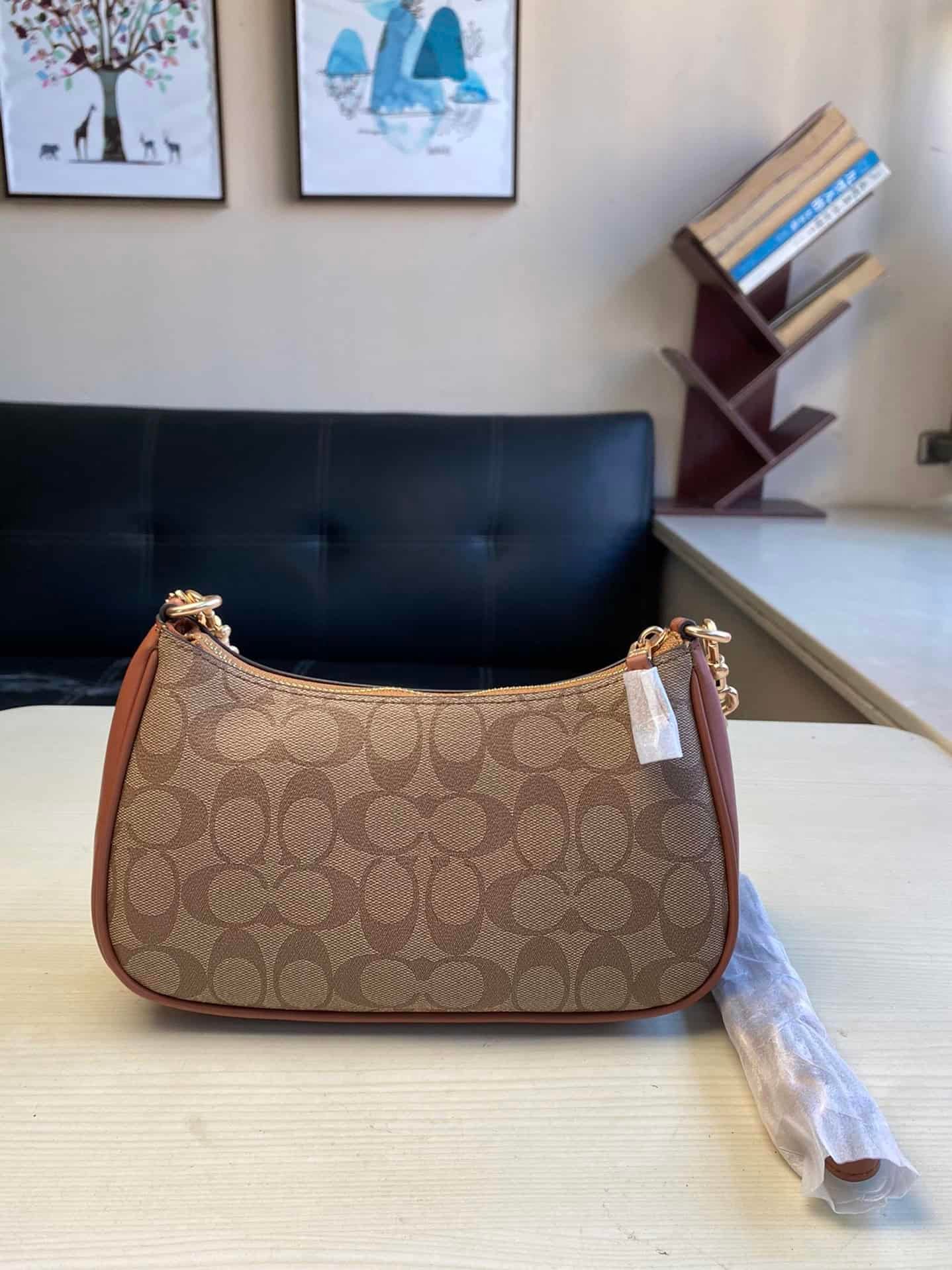 Coach Teri Armpit Bag - Brown 90561 | Sandra Bags - Image 5
