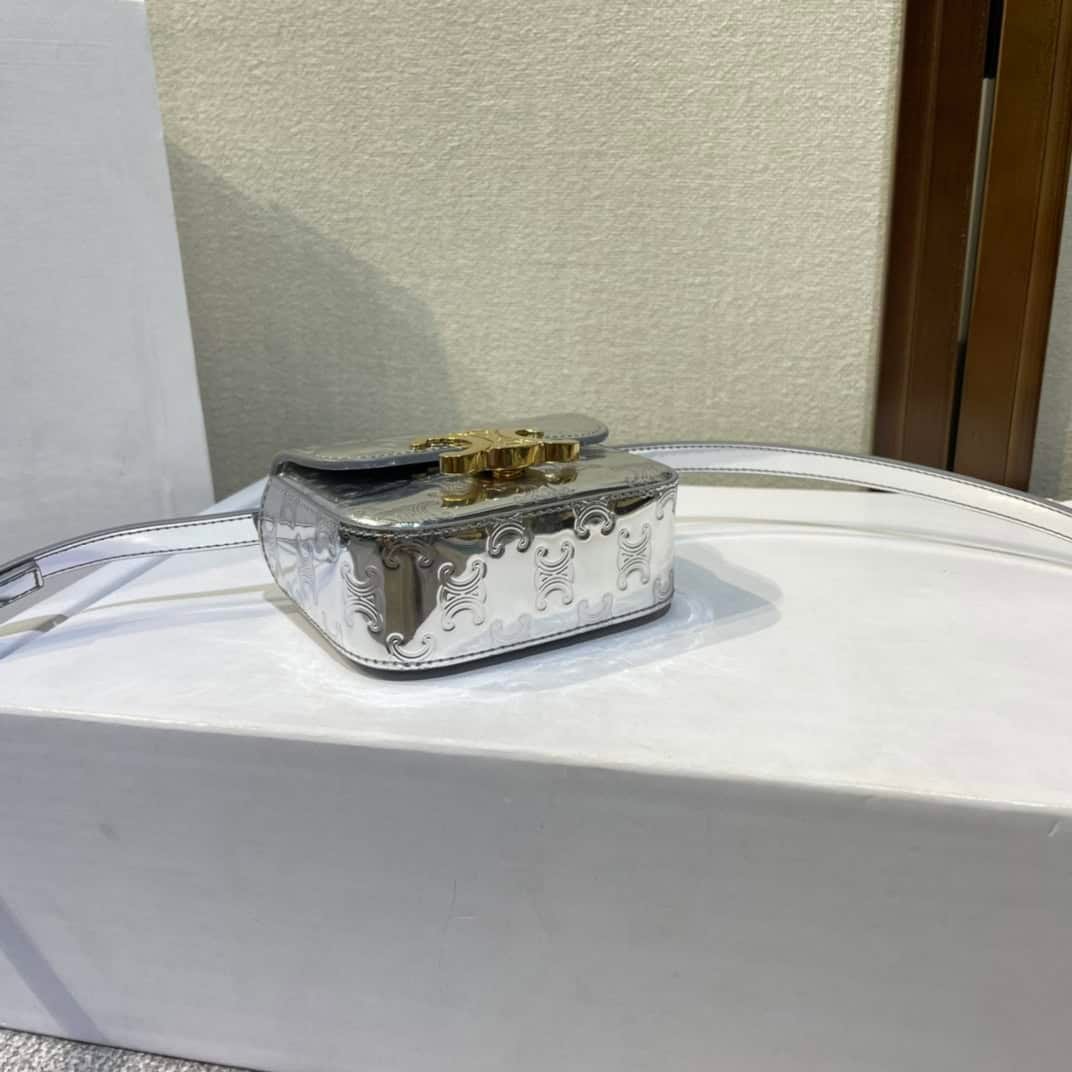 Celine Mini Headphone Bag - Silver 72953 | Sandra Bags - Image 4