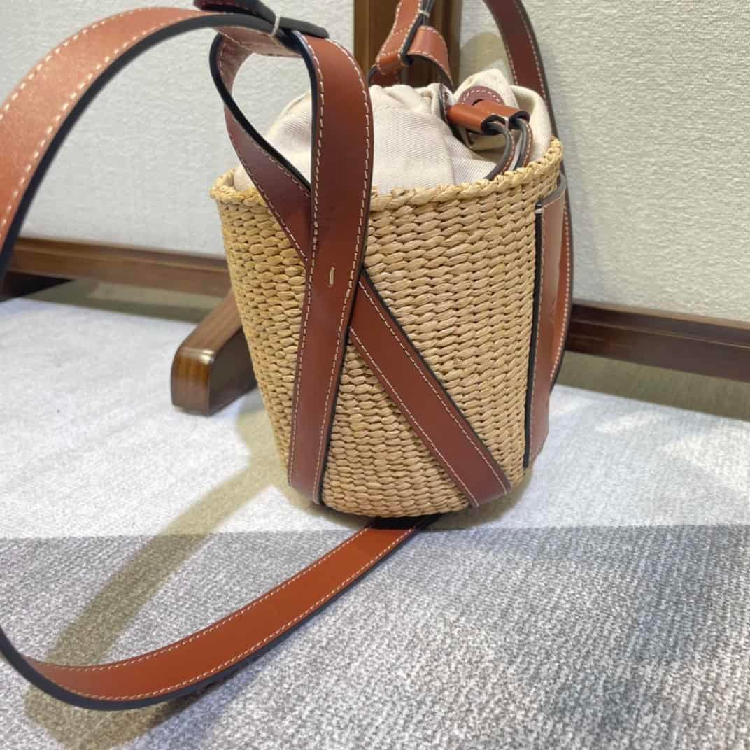 Chloe Concave Shape Basket Bag - Brown 46140 | Sandra Bags - Image 5