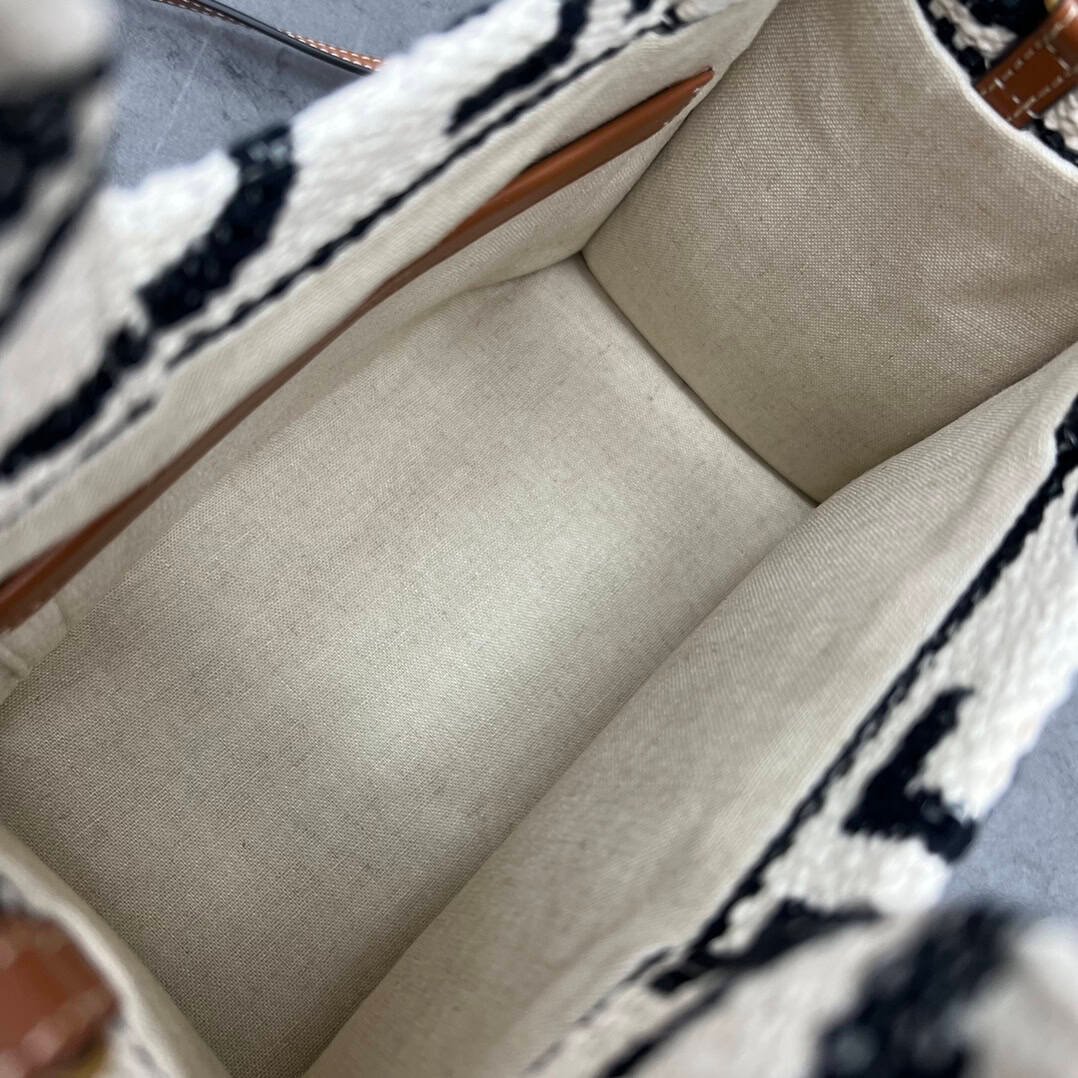 Celine Large Gap Stripes Tote Bag - Black 87947 | Sandra Bags - Image 2