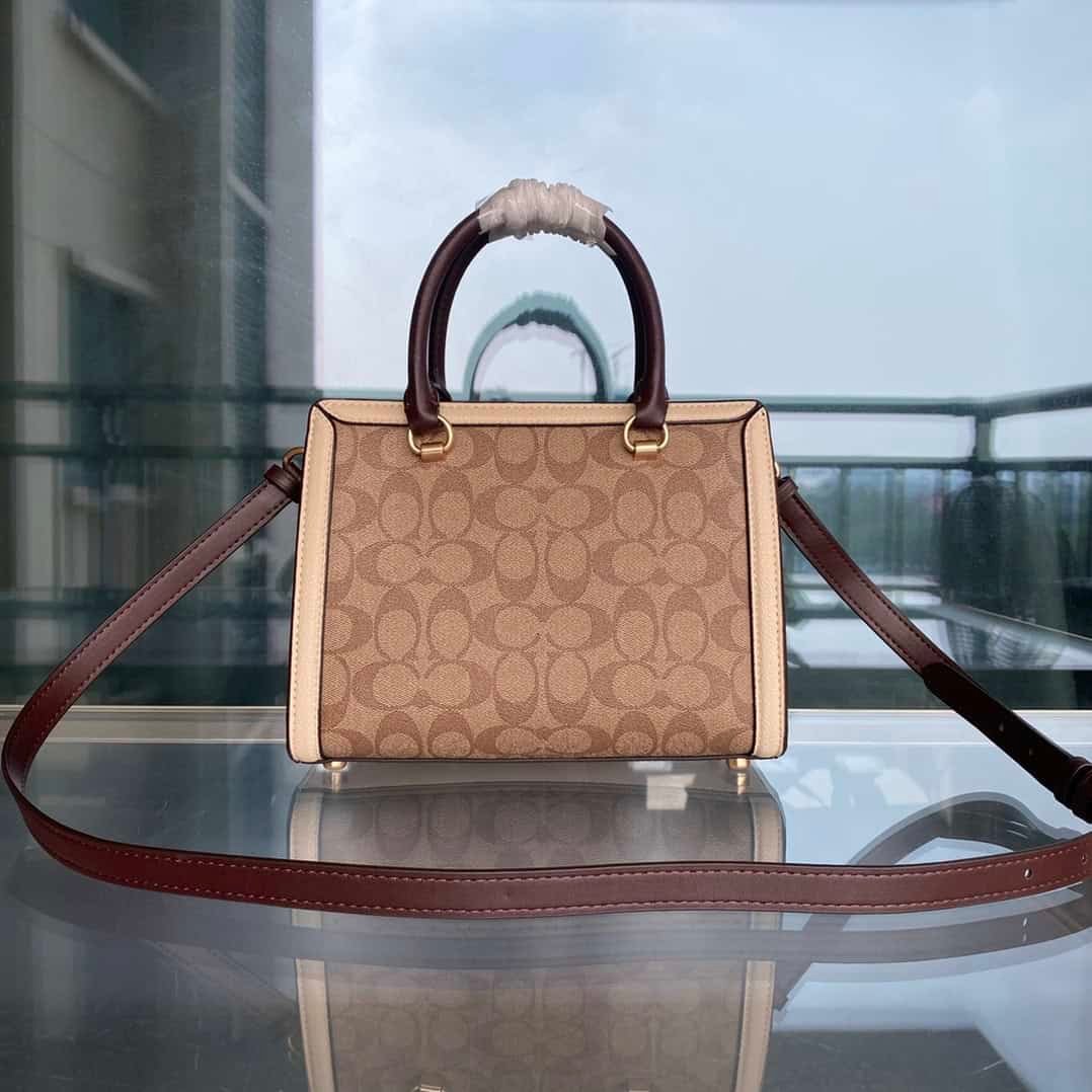 Coach Grace Carryall Square Bag - Cream 39451 | Sandra Bags - Image 5