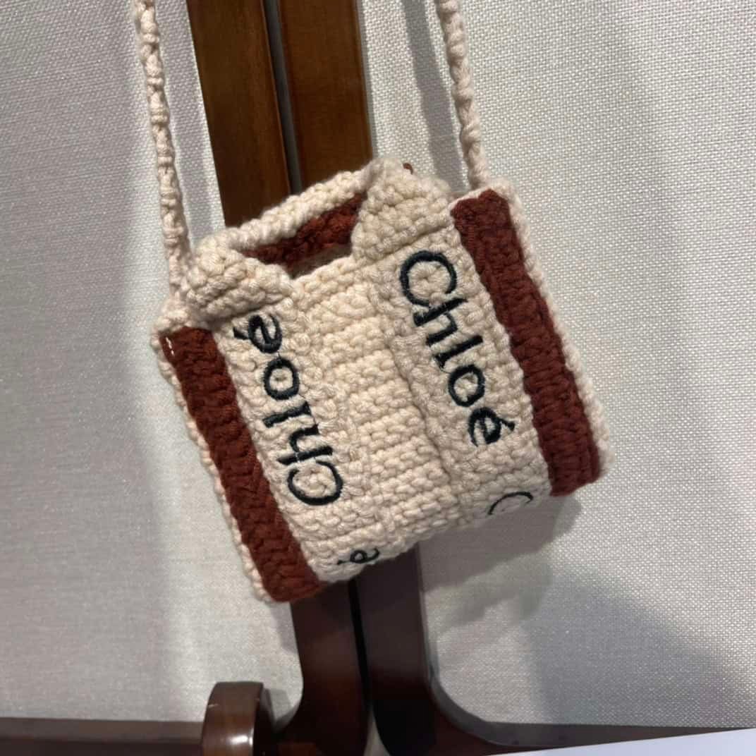 Chloe Handmade Nano Crochet Bag - Cream 31684 | Sandra Bags - Image 3