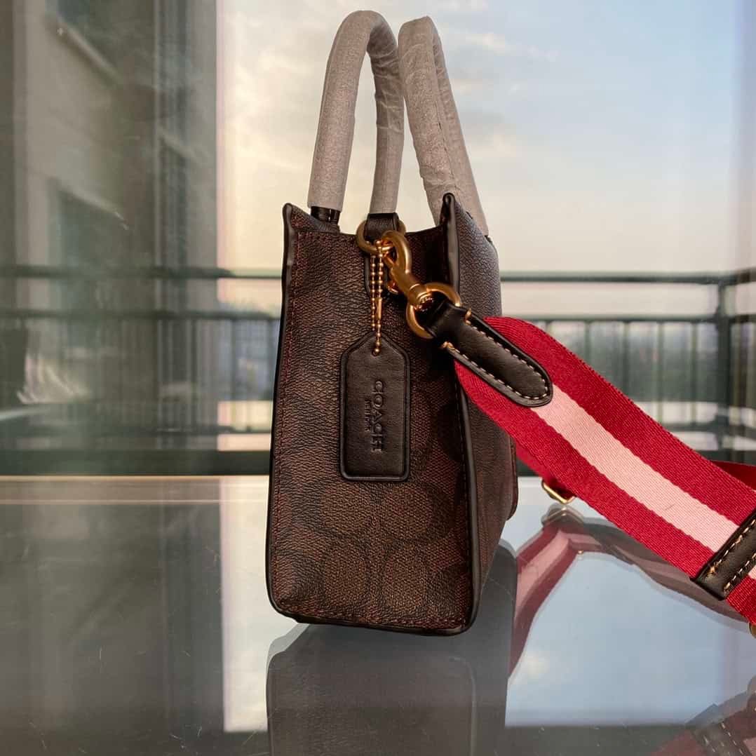 Coach Varsity Mini Cally Shoulder Crossbody Handbag 47382 | Sandra Bags - Image 4