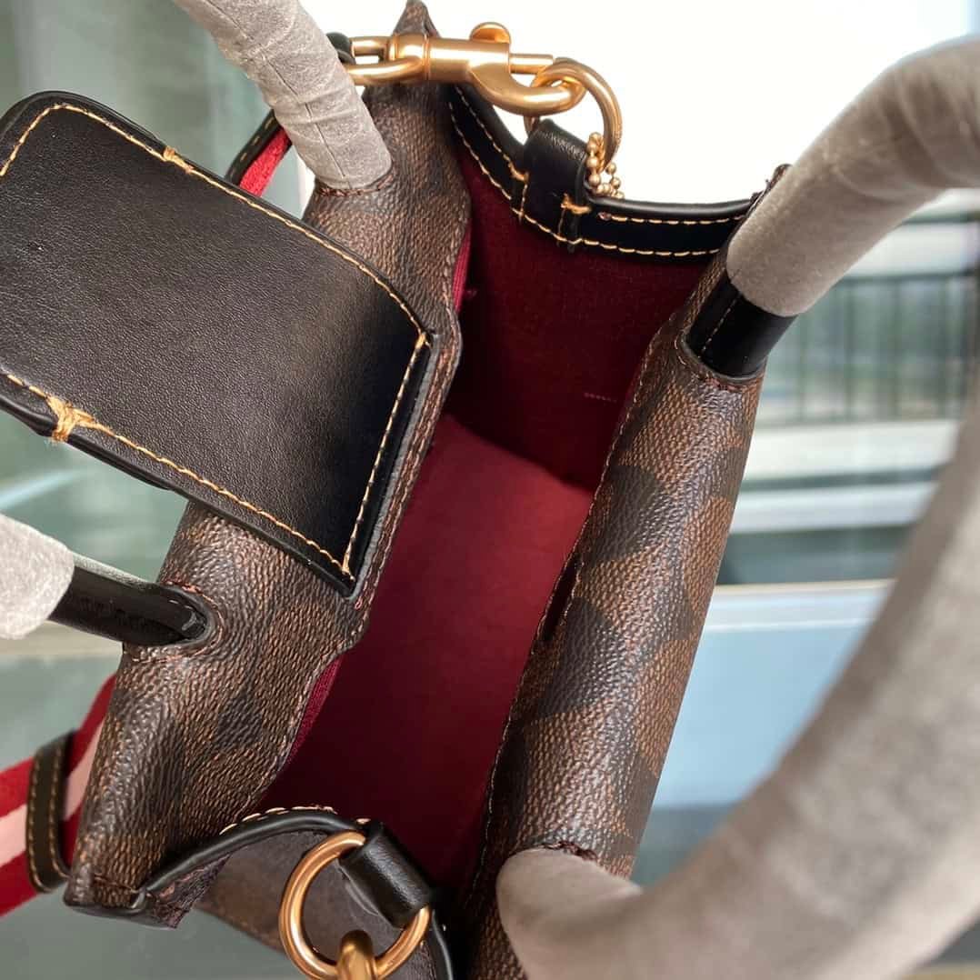 Coach Varsity Mini Cally Shoulder Crossbody Handbag 47382 | Sandra Bags - Image 2