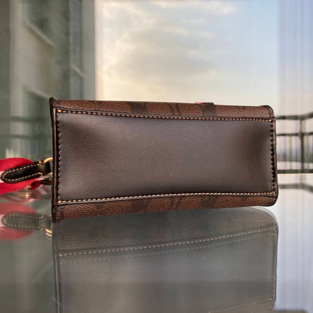 Coach Varsity Mini Cally Shoulder Crossbody Handbag 47382 | Sandra Bags - Image 3