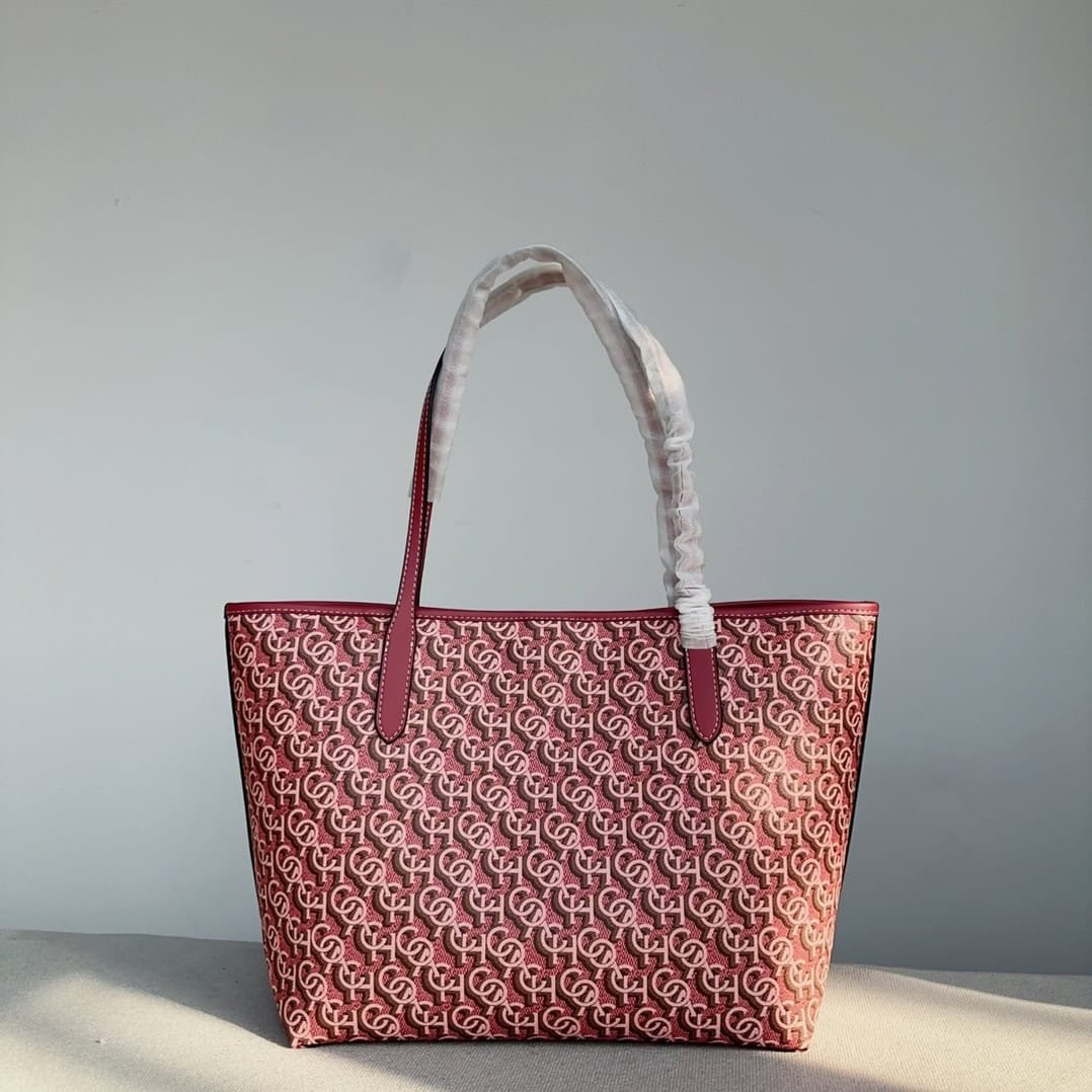 Coach City Buckle Design Tote Bag - Red 68822 | Sandra Bags - Image 2