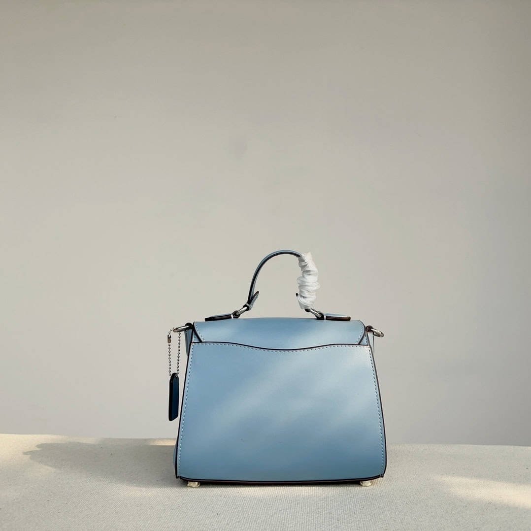 Coach Morgan Tophandle Long Shoulder Strap Handbag - Blue 34604 | Sandra Bags - Image 4