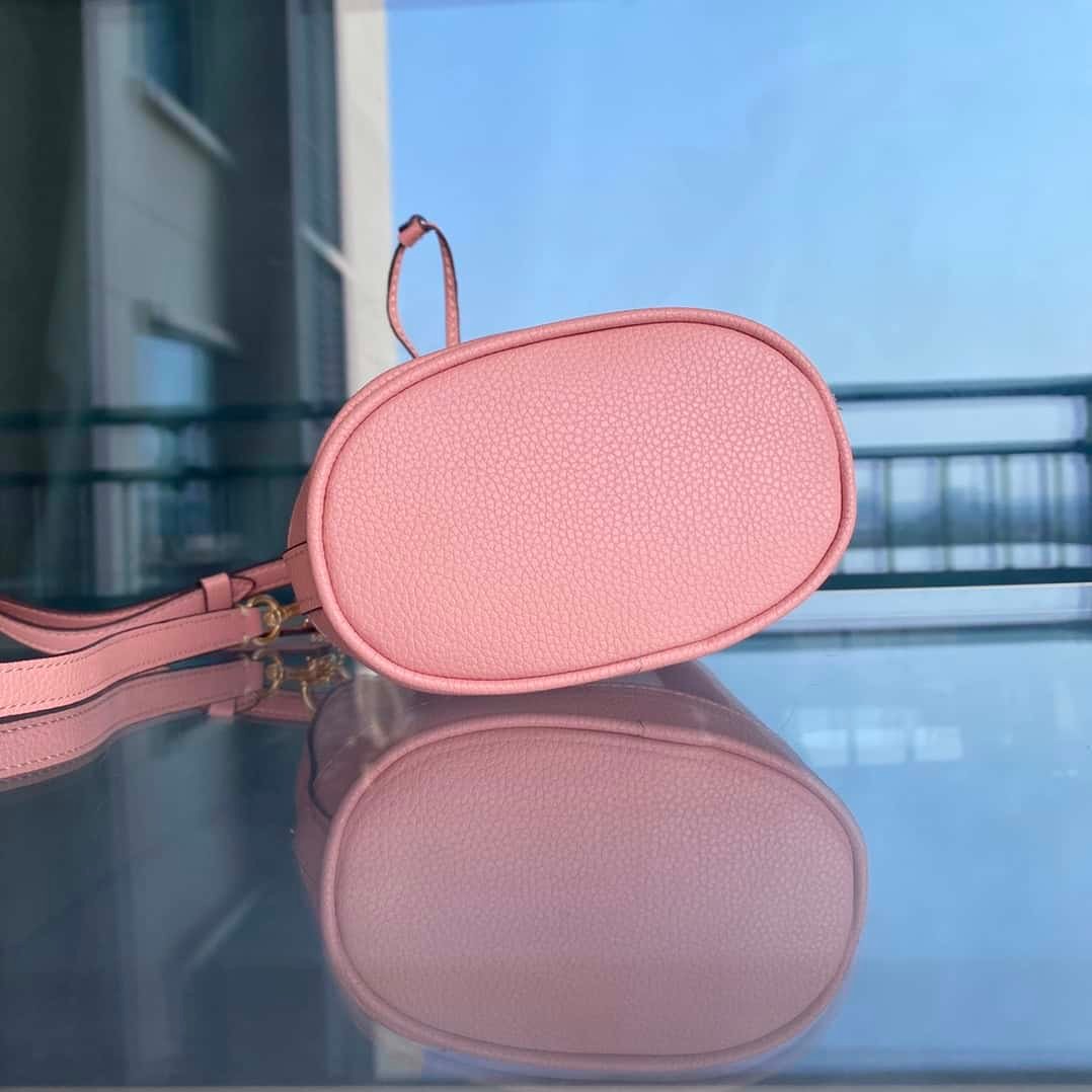 Coach Mini Macaron Color Bucket Bag - Pink 19355 | Sandra Bags - Image 3