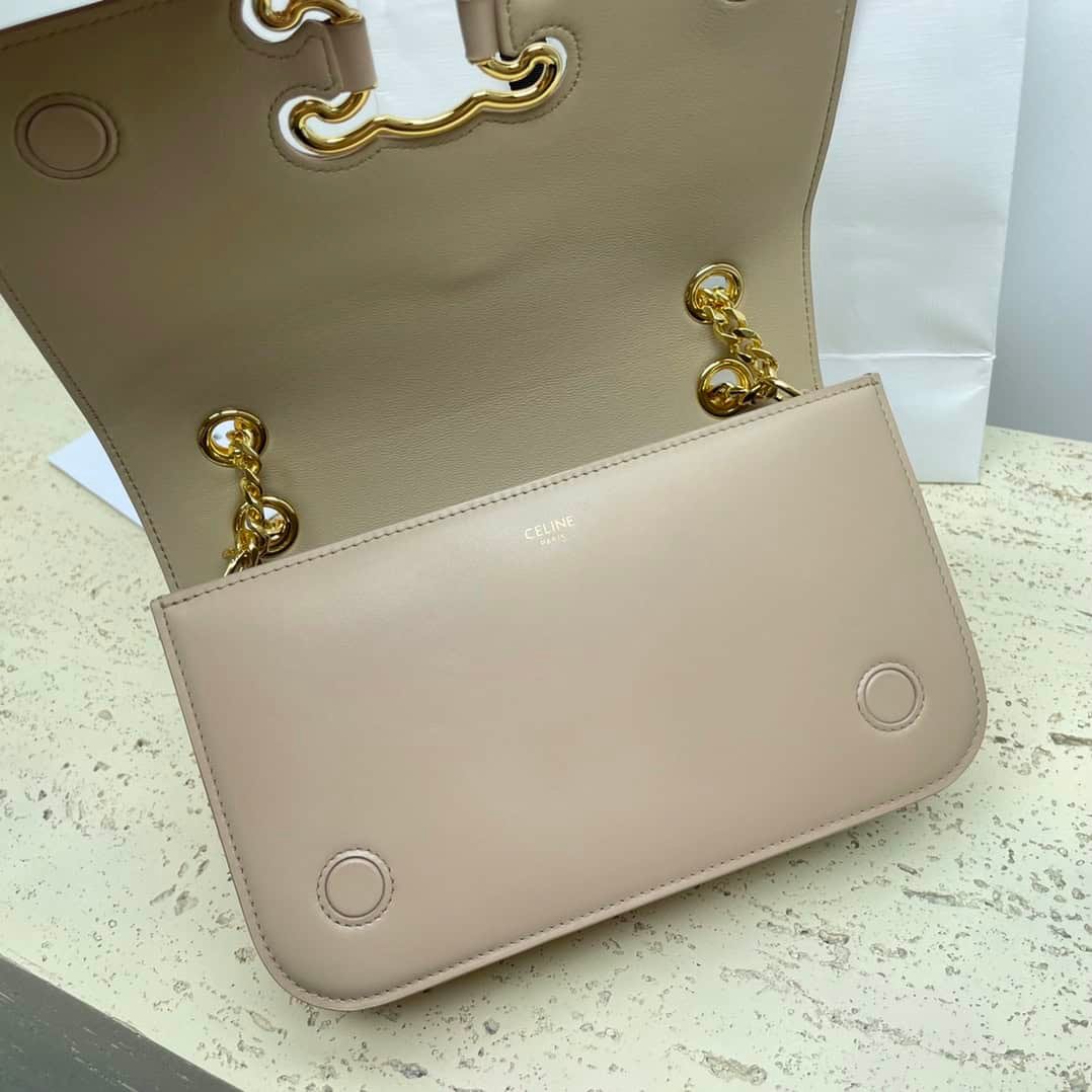 Celine Arc De Triomphe Chain Bag - Elephant Gray 74804 | Sandra Bags - Image 4