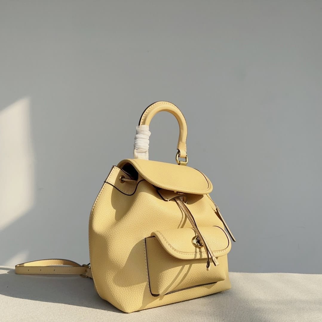 Coach Riya 21 Mini Backpack - Cream 30727 | Sandra Bags - Image 5