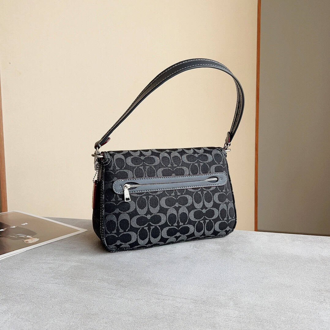 Coach Denim Soft Tabby Swinger Dionysus Bag - Black 48865 | Sandra Bags - Image 3