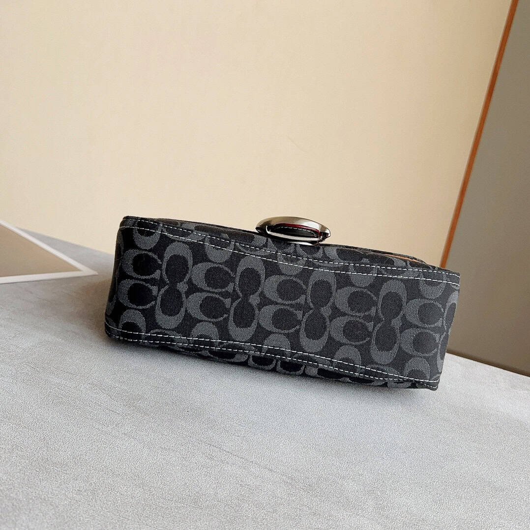 Coach Denim Soft Tabby Swinger Dionysus Bag - Black 48865 | Sandra Bags - Image 2