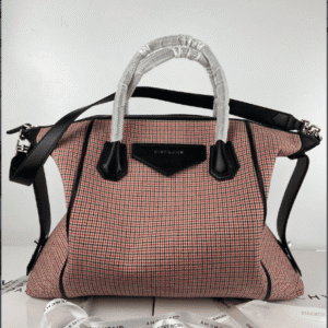 Givenchy Houndstooth Antigona Medium Handbag - Red 87919 | Sandra Bags