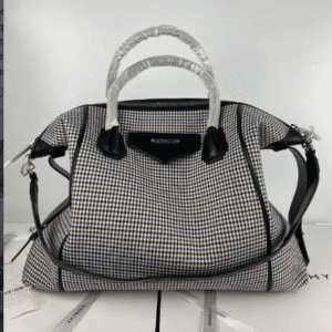 Givenchy Houndstooth Antigona Small Handbag - Black 82094 | Sandra Bags
