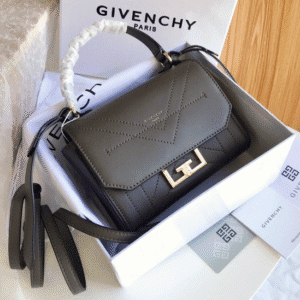 Givenchy Eden Bag Mini Plain Weave Shoulder Bag - Black 47717 | Sandra Bags