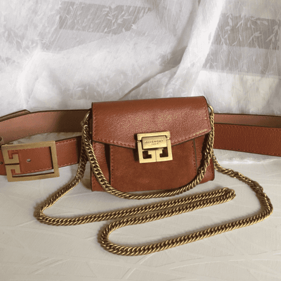 Givenchy Gjia Gv3 Nano Mini Waist Bag - Brown 21579 | Sandra Bags