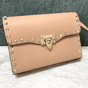 Valentino Messenger Falling Pattern Bag - Apricot 26964 | Sandra Bags