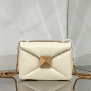Valentino Liustud Tofu Bag - White 59840 | Sandra Bags