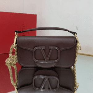Valentino Garavani Mini Calfskin Handbag - Black 58725 | Sandra Bags
