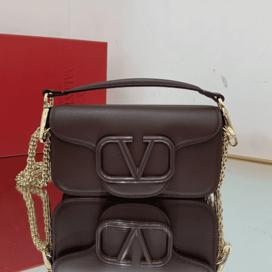 Valentino Garavani Mini Calfskin Handbag - Black 58725 | Sandra Bags