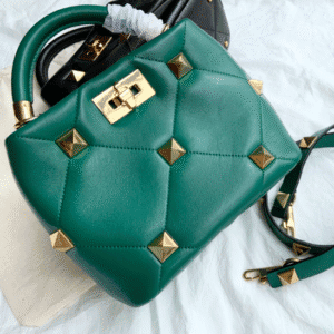 Valentino Big Nail Series Bucket Bag - Green 60048 | Sandra Bags