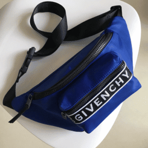 Givenchy Small Zippered Pocket Waist Bag - Blue 14608 | Sandra Bags