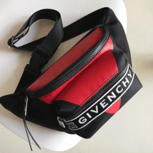 Givenchy Small Zippered Pocket Waist Bag - Red/Black 31711 | Sandra Bags