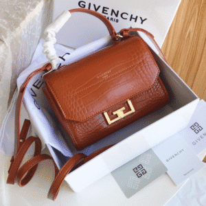 Givenchy Eden Bag Mini Crocodile Pattern Shoulder Bag - Orange 82219 | Sandra Bags