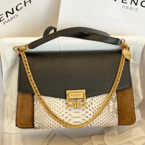 Givenchy Gv3 Rare Animal Leather Medium Handbag - Brown/Black 34523 | Sandra Bags