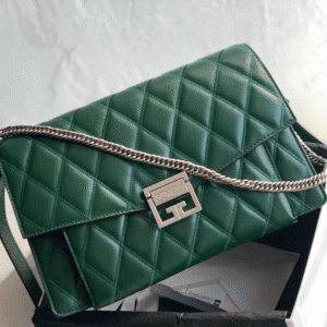 Givenchy Gv3 Diamond Series Medium Handbag - Green 10166 | Sandra Bags