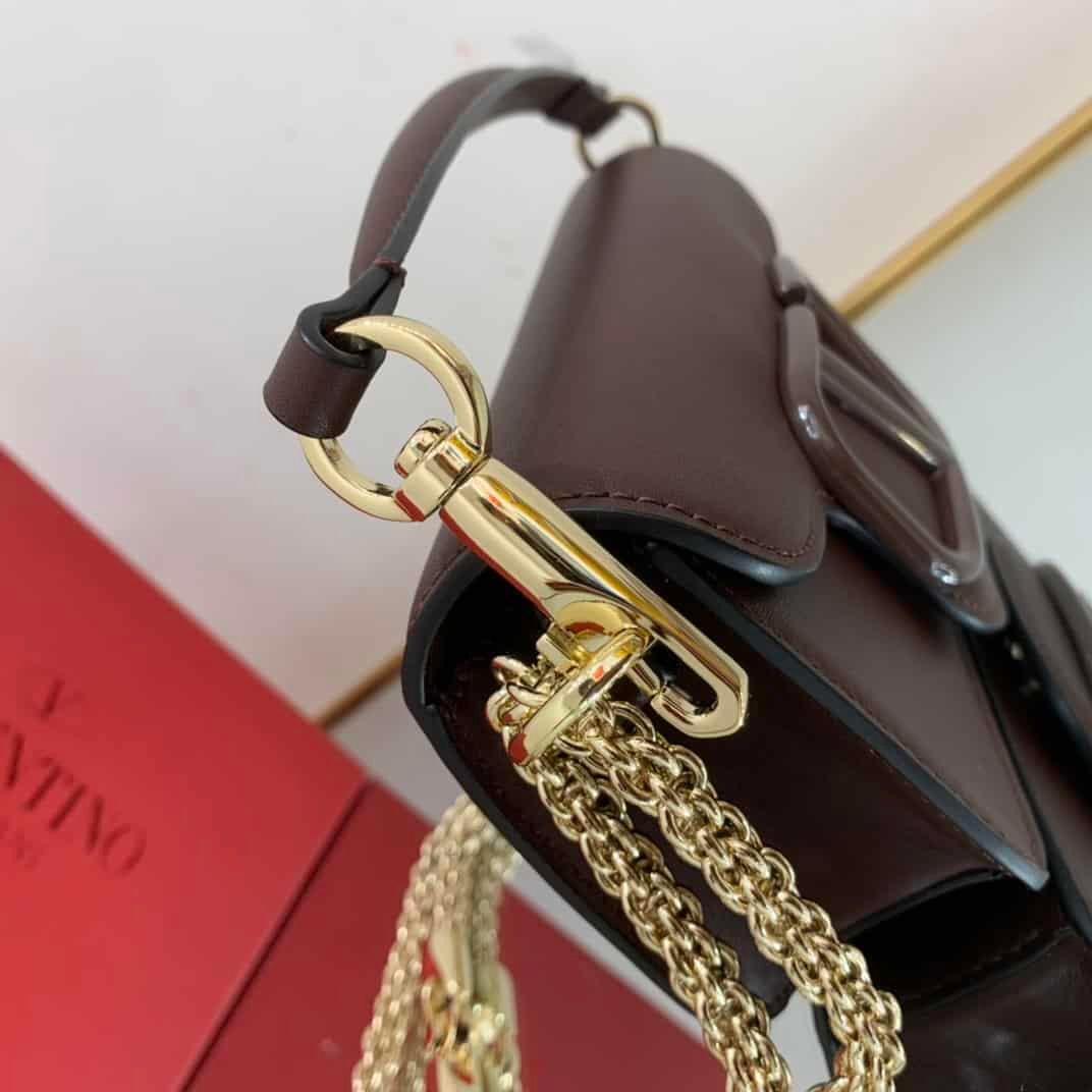 Valentino Garavani Mini Calfskin Handbag - Black 58725 | Sandra Bags - Image 2